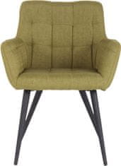 BHM Germany Jedálenská stolička Lyss, textil, zelená