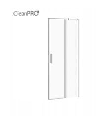 CERSANIT Moduo - Dvere do niky / Dvere pre sprchový kút, pravé, 80x195cm, chrómový profil-číre sklo, S162-004