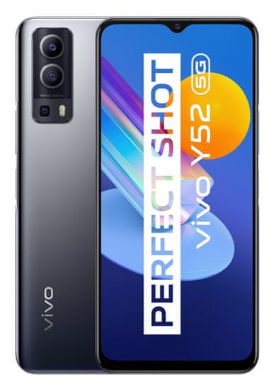 VIVO Y52 5G, 4GB/128GB, Čierna Graphite