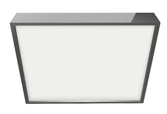 LUXERA LED Stropný a nástenný panel LENYS 49029, 12 W, štvorcový, chrómový