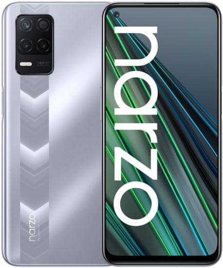 realme Narzo 30 5G, 4GB/128GB, Racing Silver