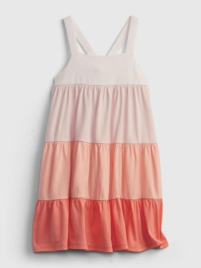 Gap Detské šaty color tier dress