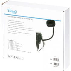 Stagg SUW 12S, bezdrôtový mikrofónny set pre dychy, 2,4 GHz UHF