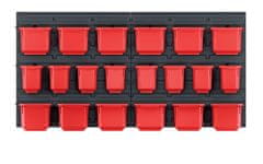 Kistenberg Závesný panel s 20 boxy na náradie ORDERLINE 800x165x400
