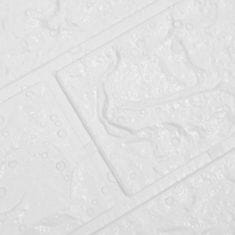 Petromila vidaXL 3D tapeta tehly samolepiaca 20 ks biela