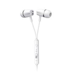 Joyroom In-ear Wired Control slúchadlá do uší 3.5mm, biele