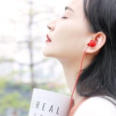 Joyroom Conch Music slúchadlá do uší 3.5mm, biele
