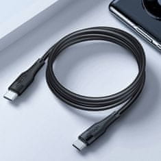 Joyroom Fast Charging kábel USB-C / USB-C QC PD 3A 60W 1.2m, čierny
