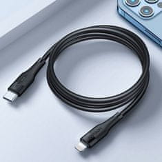 Joyroom Fast Charging kábel USB / Lightning PD 2.4A 20W 1.2m, čierny