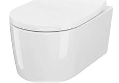 CERSANIT Inverto závesná wc misa StreamOn 52 x 35,5 cm + pomaly-padajúce sedátko, Biela, S701-432