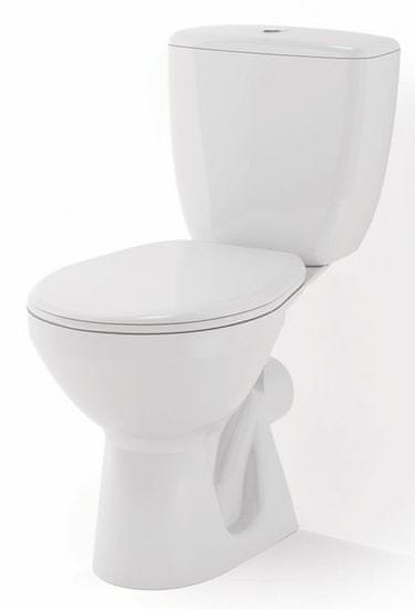 CERSANIT MITO WC KOMBI 3/6 lit.- zadný rovný odpad + WC sedátko PP, TK001-009