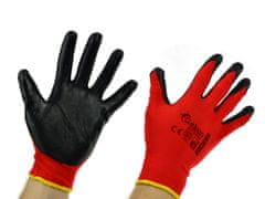 GEKO Pracovné rukavice 8" Red Nitril