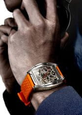 Ciga Design Náramkové hodinky Z-Series Titanium Automatic Mechanical Skeleton Orange