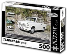 RETRO-AUTA© Puzzle č. 23 Trabant 601 (1965) 500 dielikov