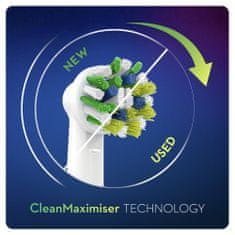 Oral-B CrossAction čistiaca hlavica s technológiou CleanMaximiser, balenie 8 ks