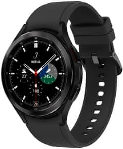 inteligentné hodinky Samsung Galaxy Watch4 Classic 46mm Black android nerez oceľ odolné vode Bluetooth nfc google pay reproduktor BIA