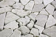 Greatstore Mramorová mozaika Garth - krémová obklady 1 m2