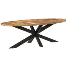 Vidaxl Jedálenský stôl 240x100x75 cm recyklovaný masív