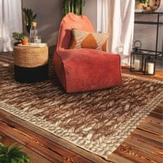 Jutex Kusový koberec Kenya 7020 krémovo-béžová 0.80 x 1.65