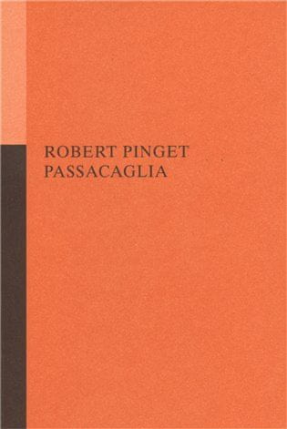 Robert Pinget: Passacaglia