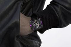 Ciga Design Mechanické náramkové hodinky X-Series z nehrdzavejúcej ocele fialové