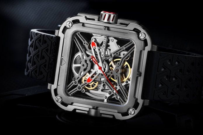 Ciga Design Mechanické náramkové hodinky X-Series z nehrdzavejúcej ocele Silver