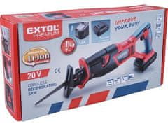 Extol Premium Píla chvostová aku (8891820) Share20V, 1x akumulátor 2Ah Li-ion, 20mm