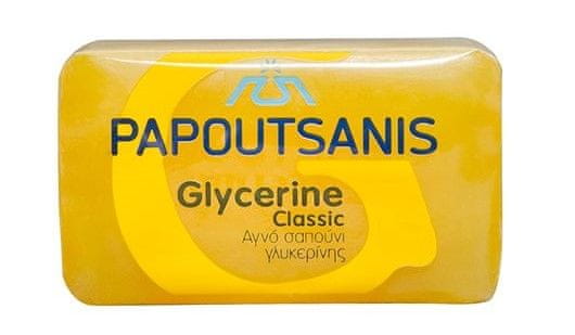 NATURA Papoutsanis Grécke GLYCERÍNOVÉ mydlo Žlté 125gr
