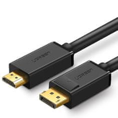 Ugreen Deluxe Computer kábel DisplayPort - HDMI 4K 3m, čierny