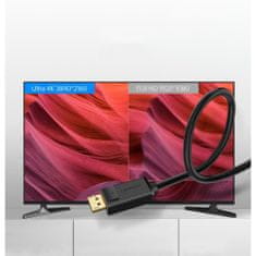Ugreen Deluxe Computer kábel DisplayPort 1.2 4K 2m, čierny