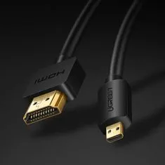 Ugreen HD127 kábel HDMI - micro HDMI 4K 1.5m, čierny