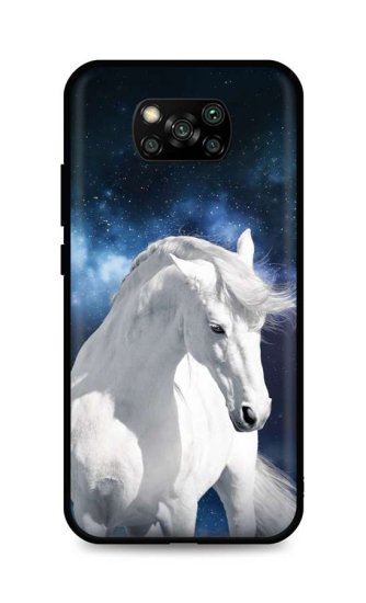 TopQ Kryt Xiaomi Poco X3 silikón White Horse 60938