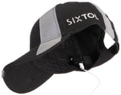 SIXTOL Reflexná šiltovka s LED svetlom B-CAP SAFETY 25lm, nabíjací, USB, uni veľkosť, čierna