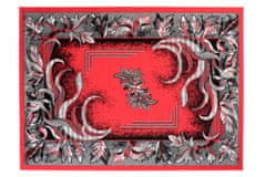 Chemex Koberec Bali Módní Turecké Vzory C511G Červená Čierna 80x150 cm