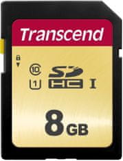 Transcend SDHC 500S 8GB UHS-I U1 (TS8GSDC500S)