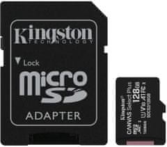 Kingston Micro SDXC Canvas salect Plus 100R 128GB 100MB/s UHS-I + adaptér (SDCS2/128GB)
