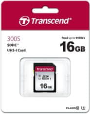 SDHC 300S 16GB 95MB/s UHS-I U1 (TS16GSDC300S)
