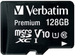 MicroSDXC 128GB (Class 10) + SD adaptér (44085)