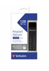 VERBATIM Keypad sacure Drive, 64GB (49428), čierna