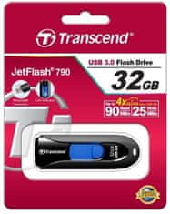 Transcend JetFlash 790 32GB (TS32GJF790K), čierno-modrá