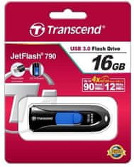 Transcend JetFlash 790 16GB (TS16GJF790K), čierno-modrá