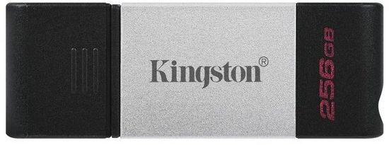 Kingston DataTraveler 80 - 256GB, čierna/strieborná, (DT80/256GB)