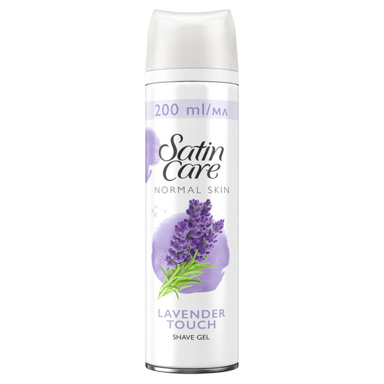 Gillette Satin Care Normal Skin Lavender Touch gél na holenie 200 ml