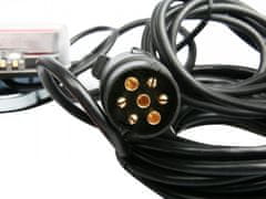 MULTIPA Elektrokabeláž k vleku, sada LED magnetického osvetlenie s kabelážou 7-pin / 7,5 m, MULTIPA