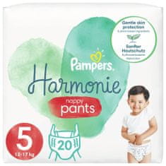 Pampers Plienkové Nohavičky Pants Harmonie Veľkosť 5, 20 Plienky, 12 kg-17 kg