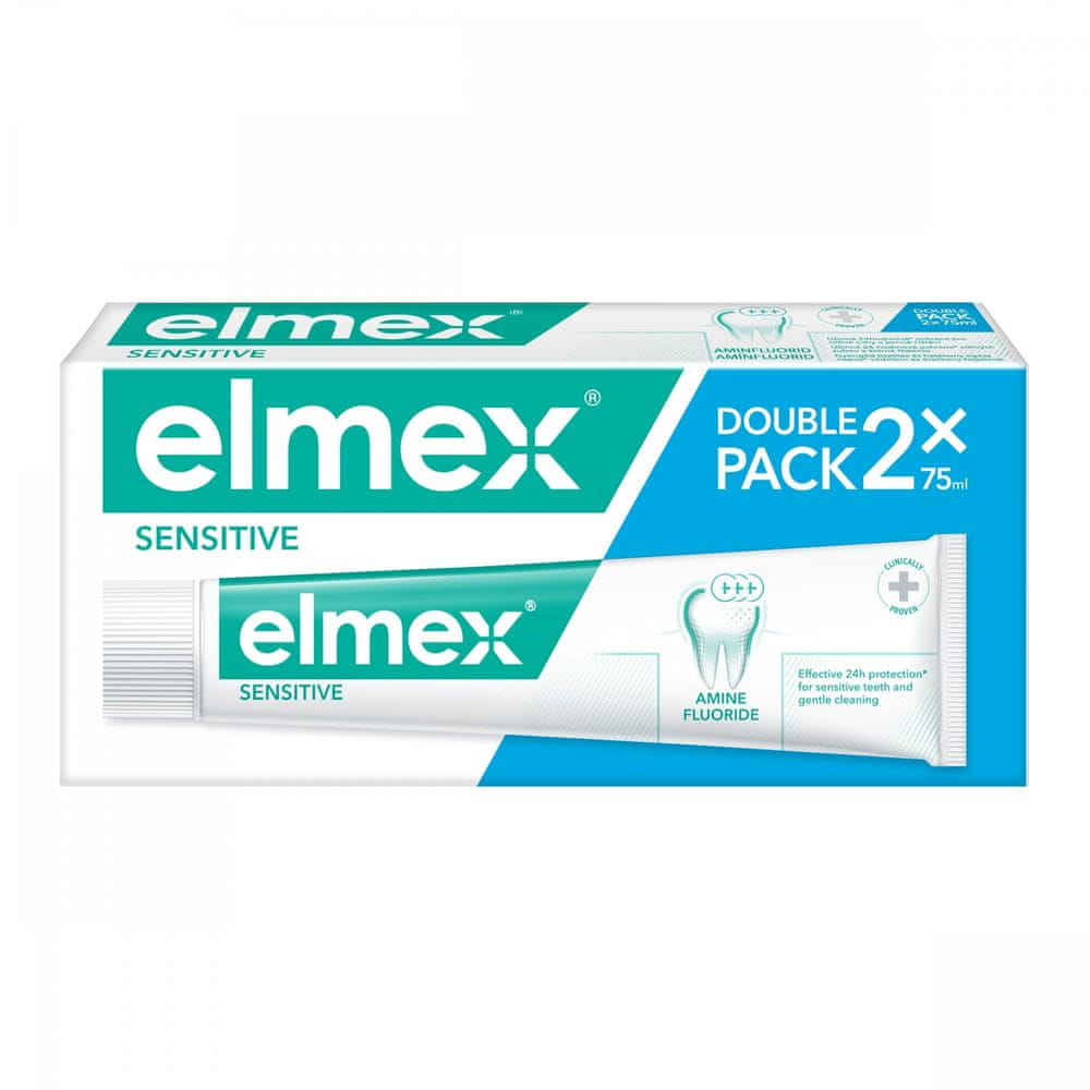 Elmex Zubná pasta Sensitive 2 x 75 ml