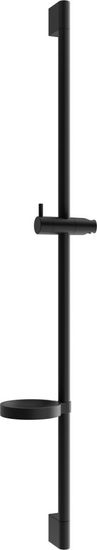 Mexen Ds posuvný držiak sprchy s mydlovničkou, 90 cm, čierna (79383-70)
