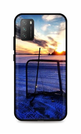 TopQ Kryt Xiaomi Poco M3 silikón Hockey Sunset 61020