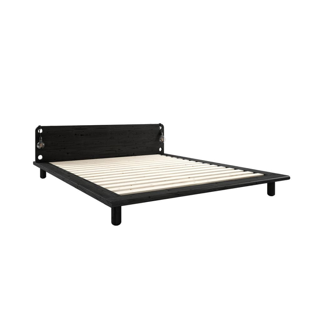 Karup Design PEEK BED, černá mat, 180x200