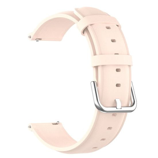 BStrap Leather Lux remienok na Huawei Watch GT/GT2 46mm, pink